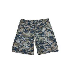 Carhartt Mens Relaxed Fit Digital Camo Cargo Shorts Green Tan  Size 38